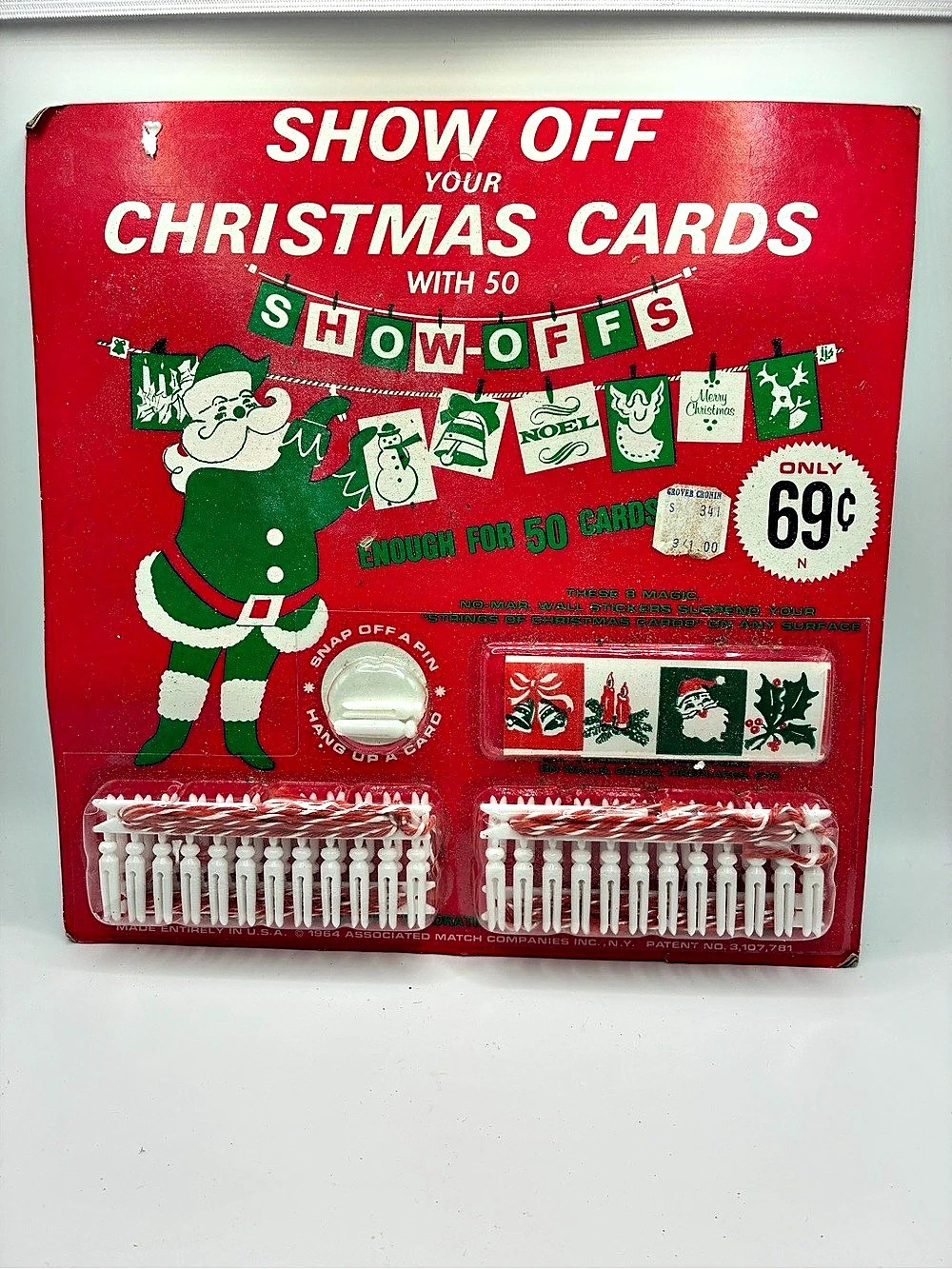 Show-Offs Christmas Cards Christmas Card Kit Red Like New